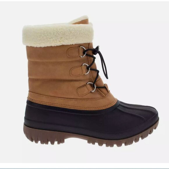 Chooka Womens -20 Cold Memory Foam Weather Snow Boots Tan Size 7 - Picture 2 of 8